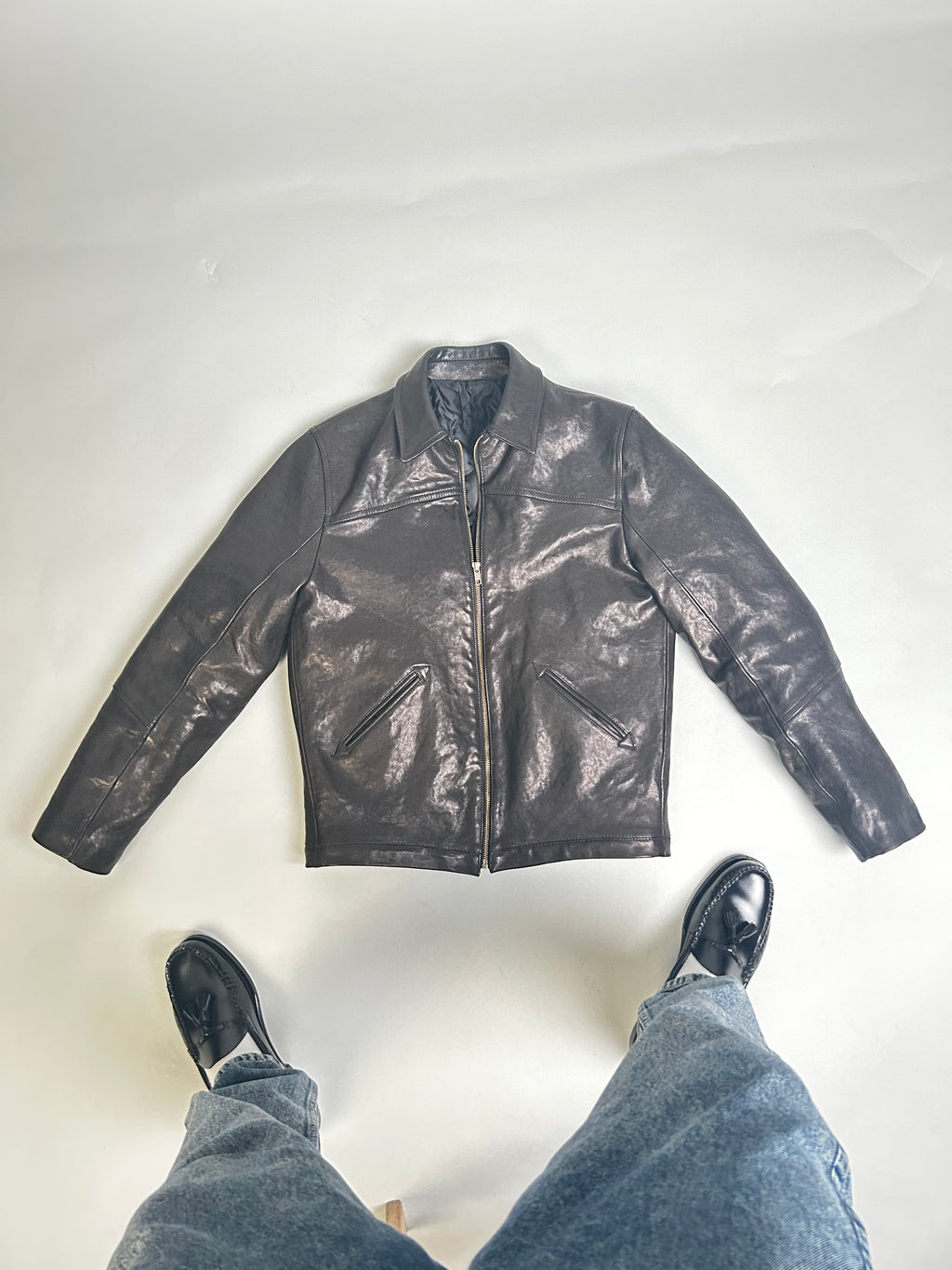 Nappa Leather Blouson Jacket