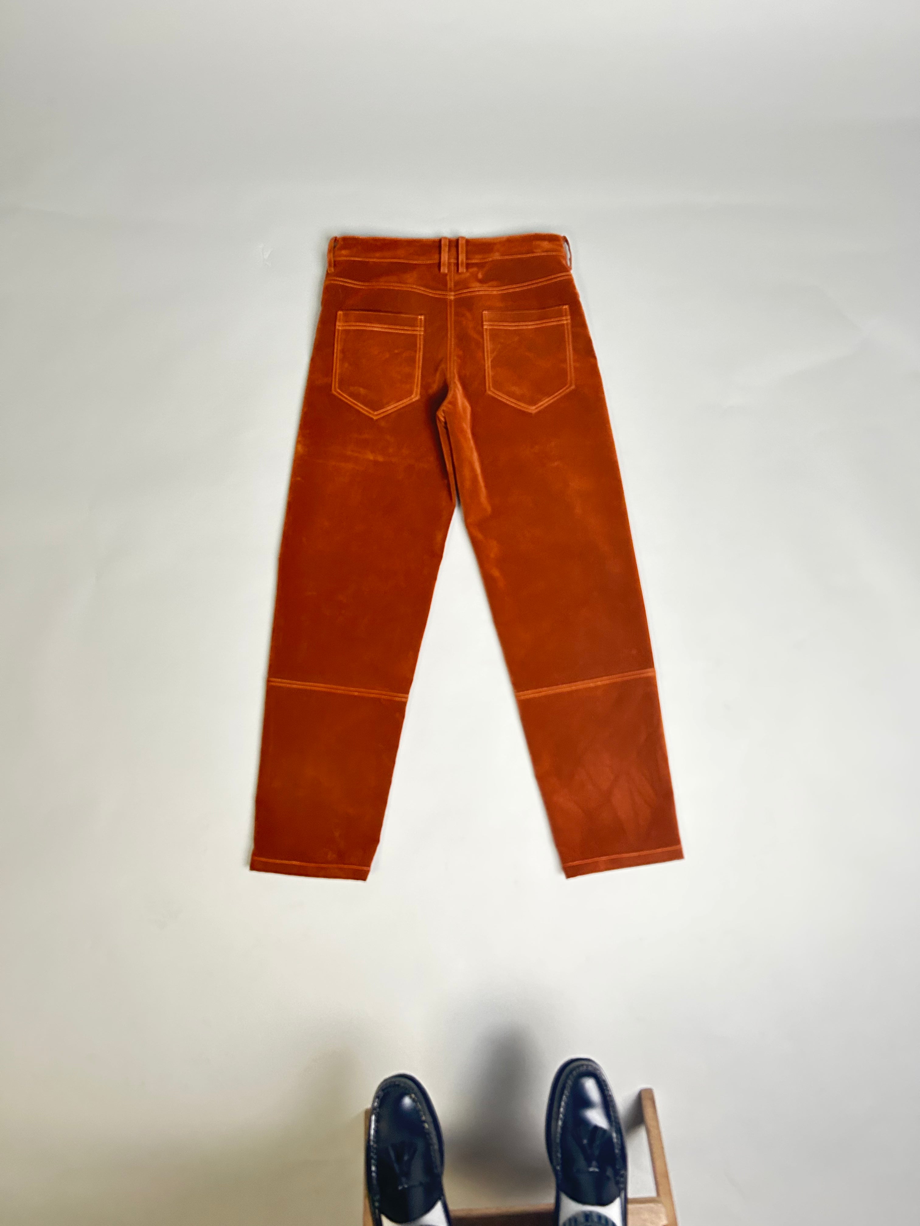 Limited Edition Velour Denim Trousers